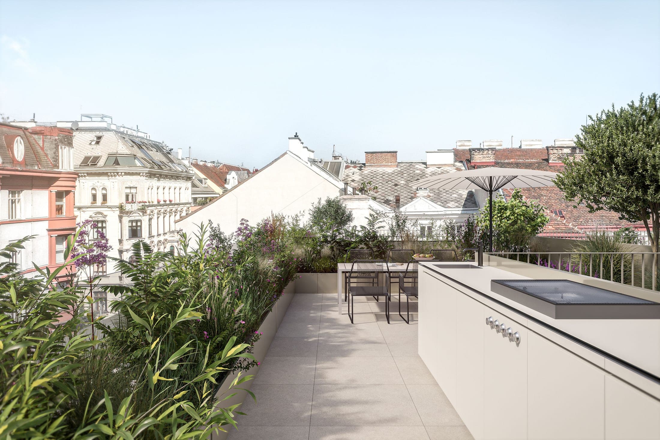 Exklusive 3-Zimmer-Penthousewohnung in 1070 Wien
